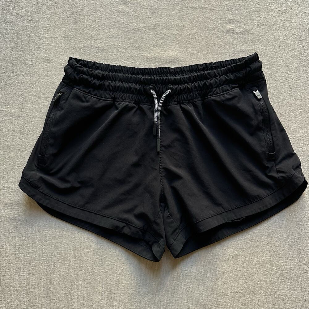 Athleta Girl 3” Black Athletic Shorts | Girls Size 12